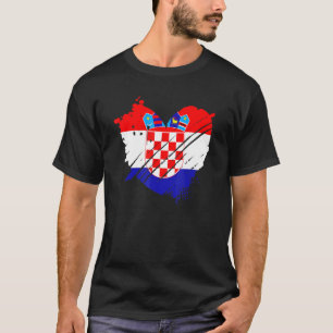 Camiseta Bandera De Croacia Me Encanta Croacia Es En Mi Adn