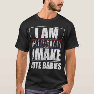 Camiseta Bandera de Croacia Orgullosos Croatas Hombres y Mu