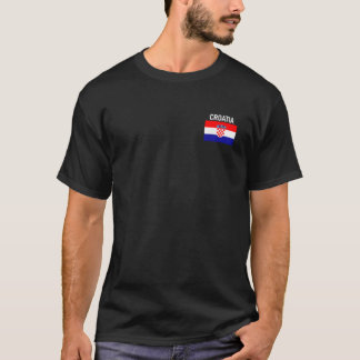 Camiseta Bandera de Croacia Pocket Croata Raíces Hombres Mu