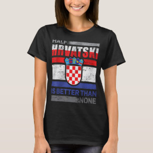 Camiseta Bandera de Croacia Raíces croatas Hrvatske Croacia