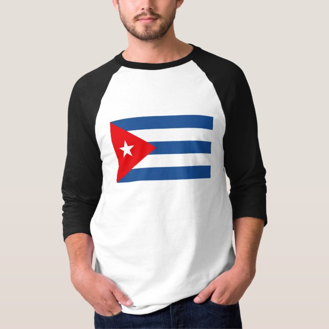 Camiseta Bandera de Cuba (Anverso)