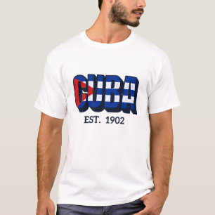 Camiseta bandera de Cuba
