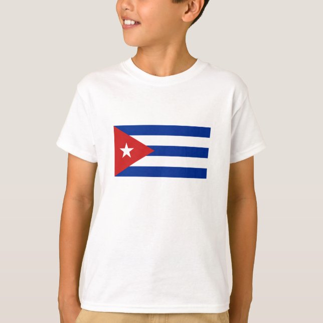 Camiseta Bandera de Cuba (Anverso)