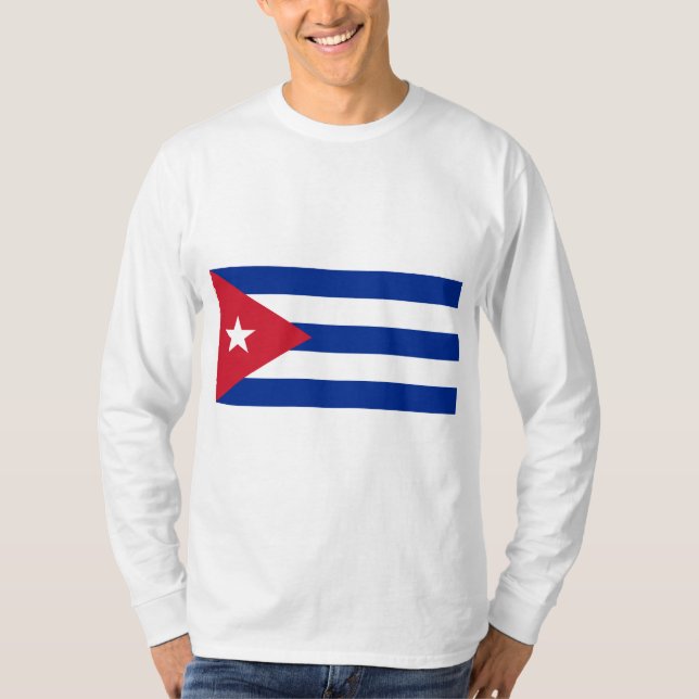 Camiseta Bandera de Cuba (Anverso)