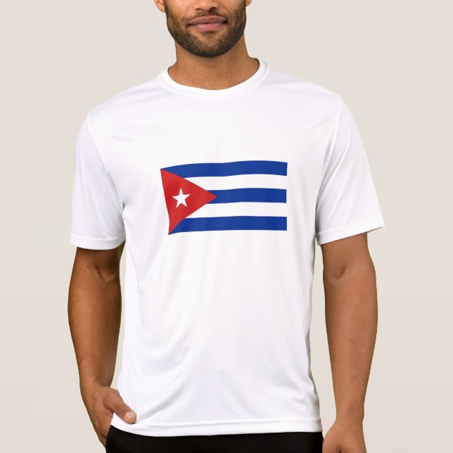 Camiseta Bandera de Cuba (Anverso)