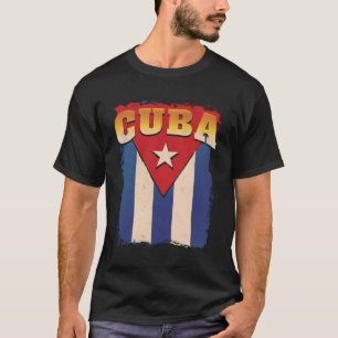 Camiseta Bandera de Cuba apoyo patriótico a la revolución c