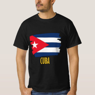 Camiseta Bandera de Cuba - Audaz diseño del patrimonio cuba