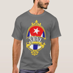 Camiseta Bandera de Cuba de la familia Diaz