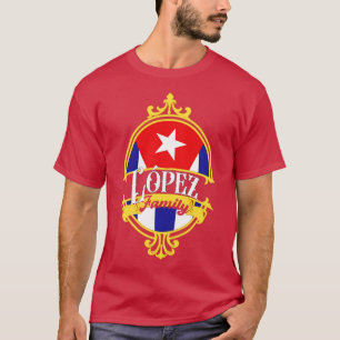 Camiseta Bandera de Cuba de la familia López