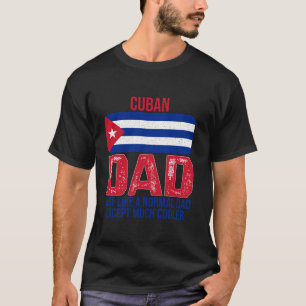 Camiseta Bandera de Cuba de papá vintage para el Día del Pa