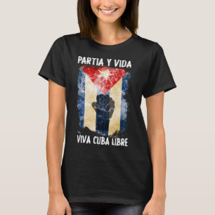 Camiseta Bandera de Cuby de Cuby de Cubyn Vintage