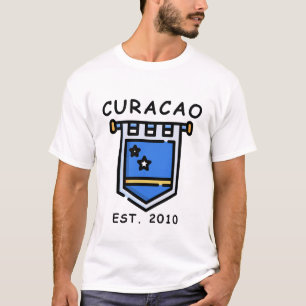 Camiseta bandera de Curaçao