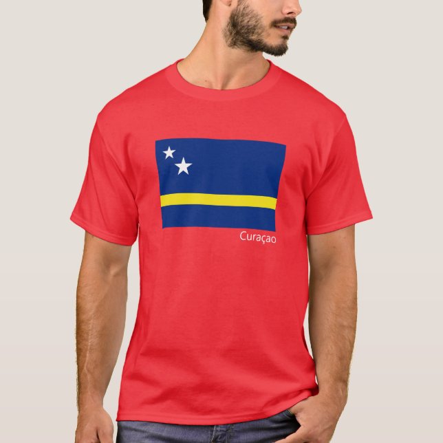 Camiseta Bandera de Curazao (Anverso)