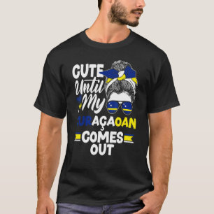Camiseta Bandera de Curazao apagada hasta que salga mi curr