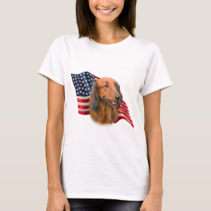 Camiseta Bandera de Dachshund