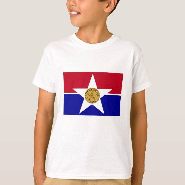 Camiseta Bandera de Dallas (Anverso)