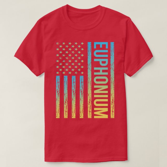 Camiseta Bandera de degradado 02 Euphonio (Diseño del anverso)