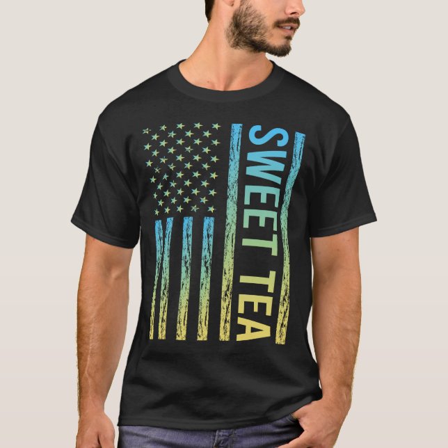 Camiseta Bandera de degradado Té dulce (Anverso)