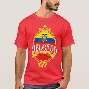Camiseta Bandera de Delgado Family Ecuador