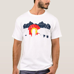 Camiseta Bandera de Denver Colorado