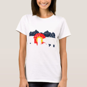 Camiseta Bandera de Denver Colorado