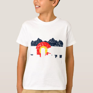 Camiseta Bandera de Denver Colorado