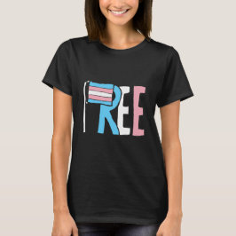 Camiseta Bandera de derechos transnacionales libres