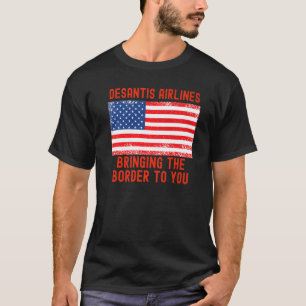 Camiseta Bandera de DeSantis Airlines Marthas Vineyard Meme