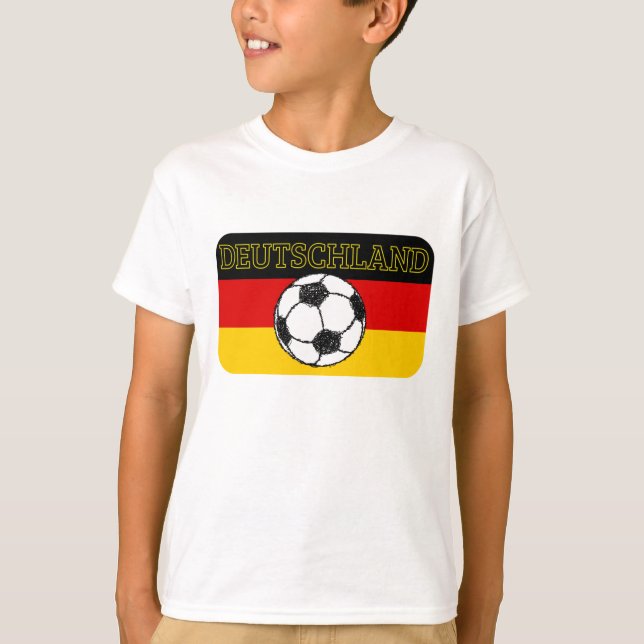 CAMISETA BANDERA DE DEUTSCHLAND | FÚTBOL (Anverso)