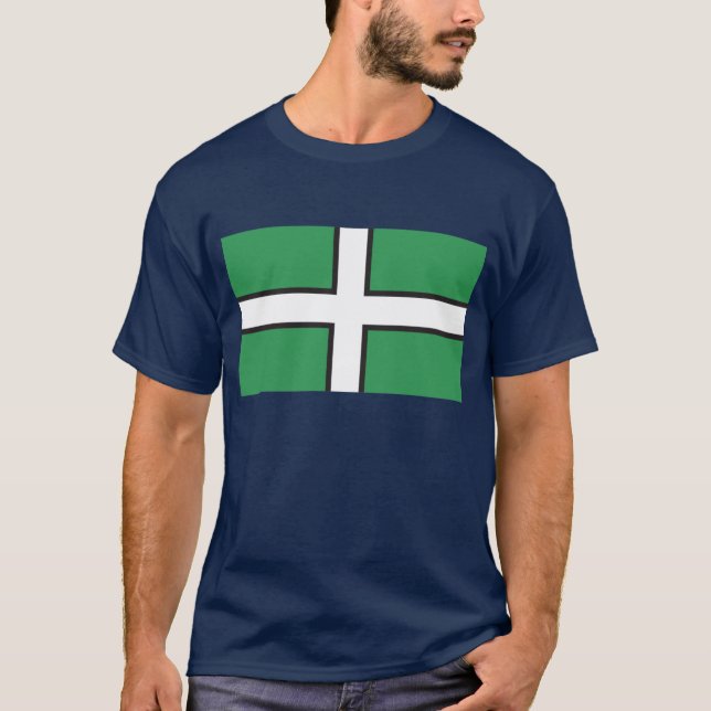 Camiseta Bandera de Devon (Anverso)