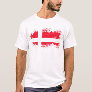 Camiseta Bandera de Dinamarca