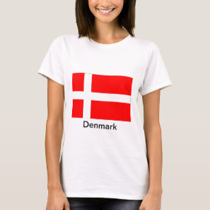 Camiseta Bandera de Dinamarca