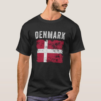 Camiseta Bandera de Dinamarca Hombres con problemas Mujeres