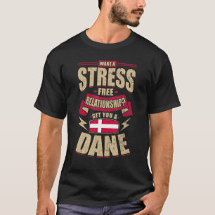 Camiseta Bandera de Dinamarca Orgullosos Hombres y Mujeres
