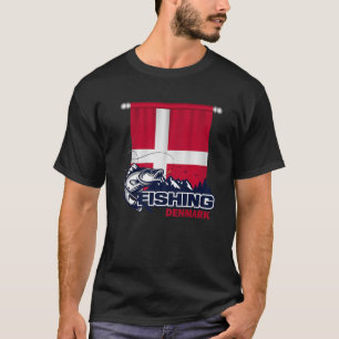 Camiseta Bandera De Dinamarca - Pesca En Dinamarca