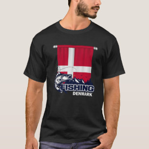 Camiseta Bandera De Dinamarca - Pesca En Dinamarca