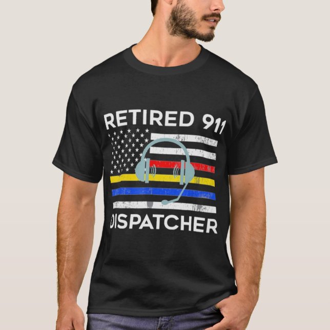 Camiseta Bandera de distribuidor 911 retirada (Anverso)