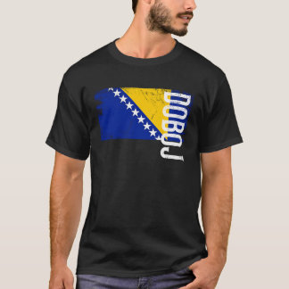Camiseta Bandera De Doboj En Bosnia Para Hombres Mujeres Ni