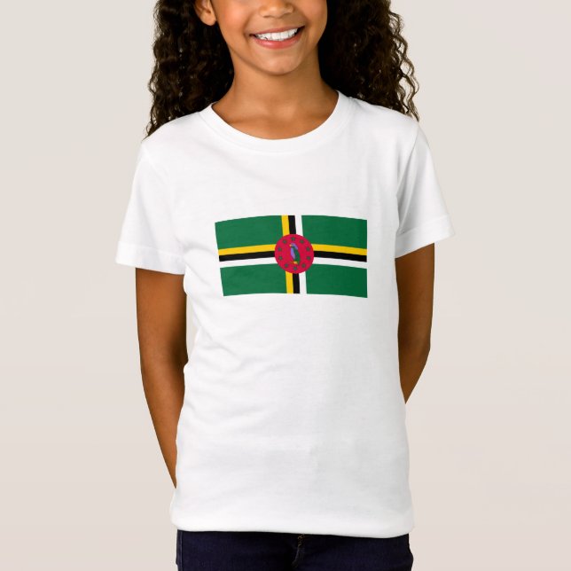 Camiseta Bandera de Dominica (Anverso)