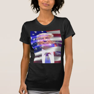 Camiseta bandera de donald trump