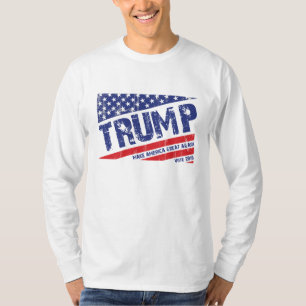 Camiseta Bandera de Donald Trump los E.E.U.U.