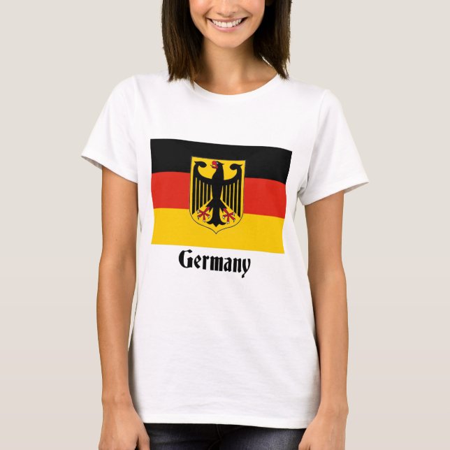 Camiseta Bandera de Eagle del alemán (Anverso)