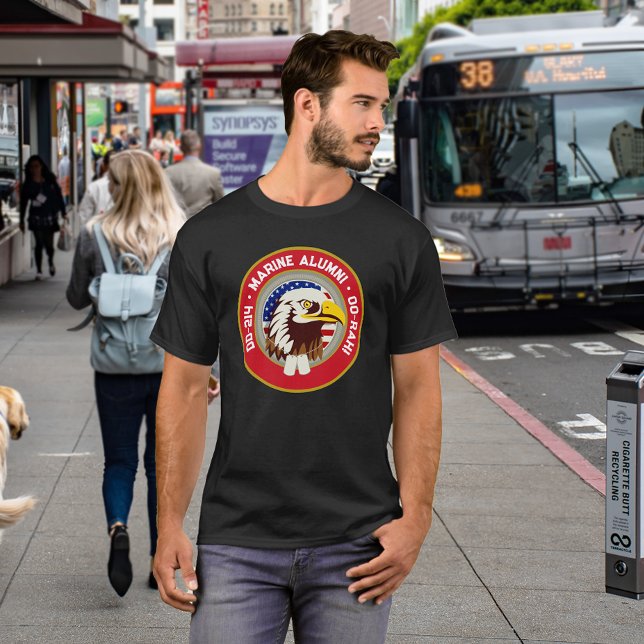 Camiseta Bandera de Eagle Emblem USA | 214 Alumnos marinos  (Subido por el creador)