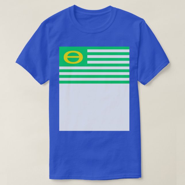 Camiseta Bandera de ecología (Diseño del anverso)