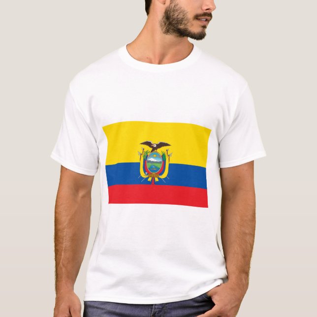 Camiseta Bandera de Ecuador (Anverso)