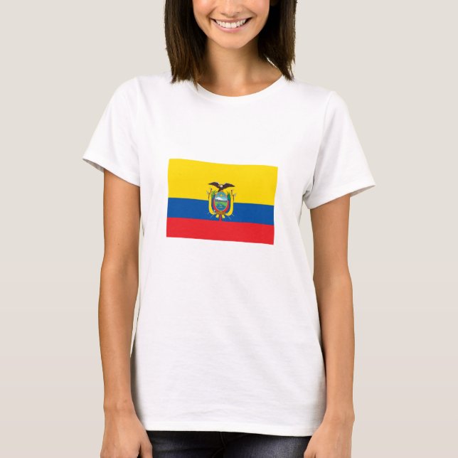 Camiseta Bandera de Ecuador (Anverso)