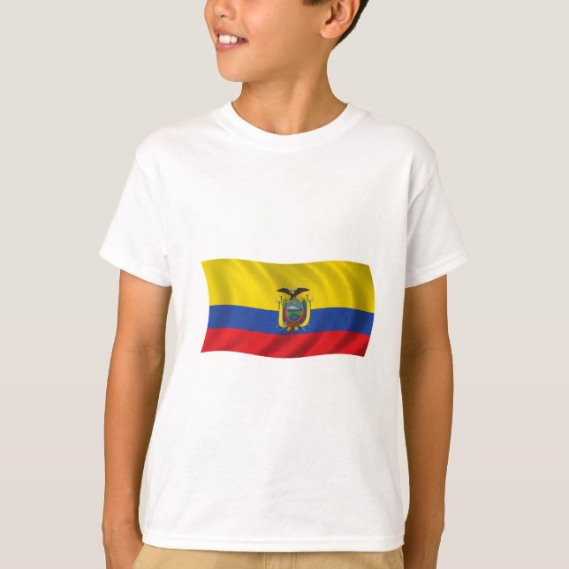 Camiseta Bandera de Ecuador (Anverso)