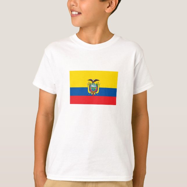 Camiseta Bandera de Ecuador (Anverso)