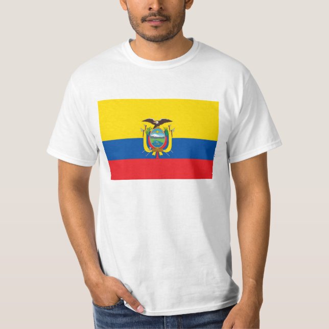 Camiseta Bandera de Ecuador - Bandera de Ecuador (Anverso)