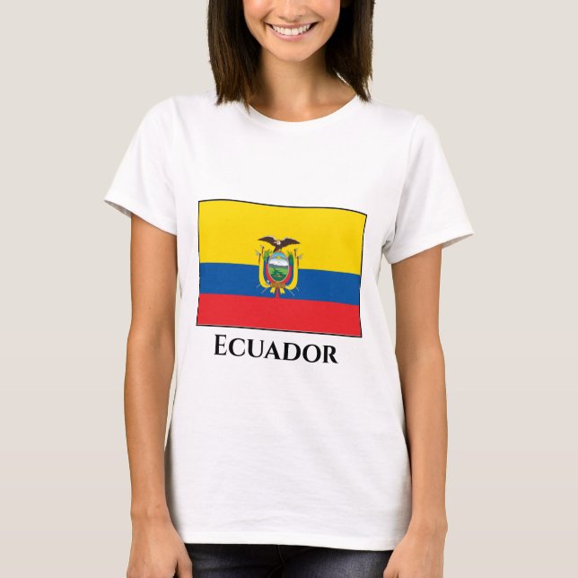 Camiseta Bandera de Ecuador (ecuatoriano) (Anverso)